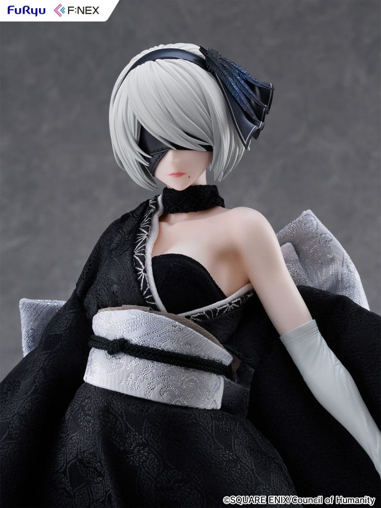 Nier: Automata Ver1.1a F:Nex PVC Statue 1/4 2B Japanese Doll 43 cm - Versand: 7 Tage nach Bestellung