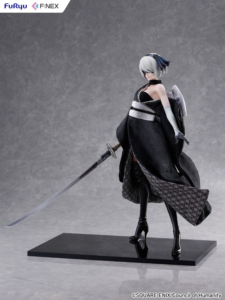 Nier: Automata Ver1.1a F:Nex PVC Statue 1/4 2B Japanese Doll 43 cm - Versand: 7 Tage nach Bestellung
