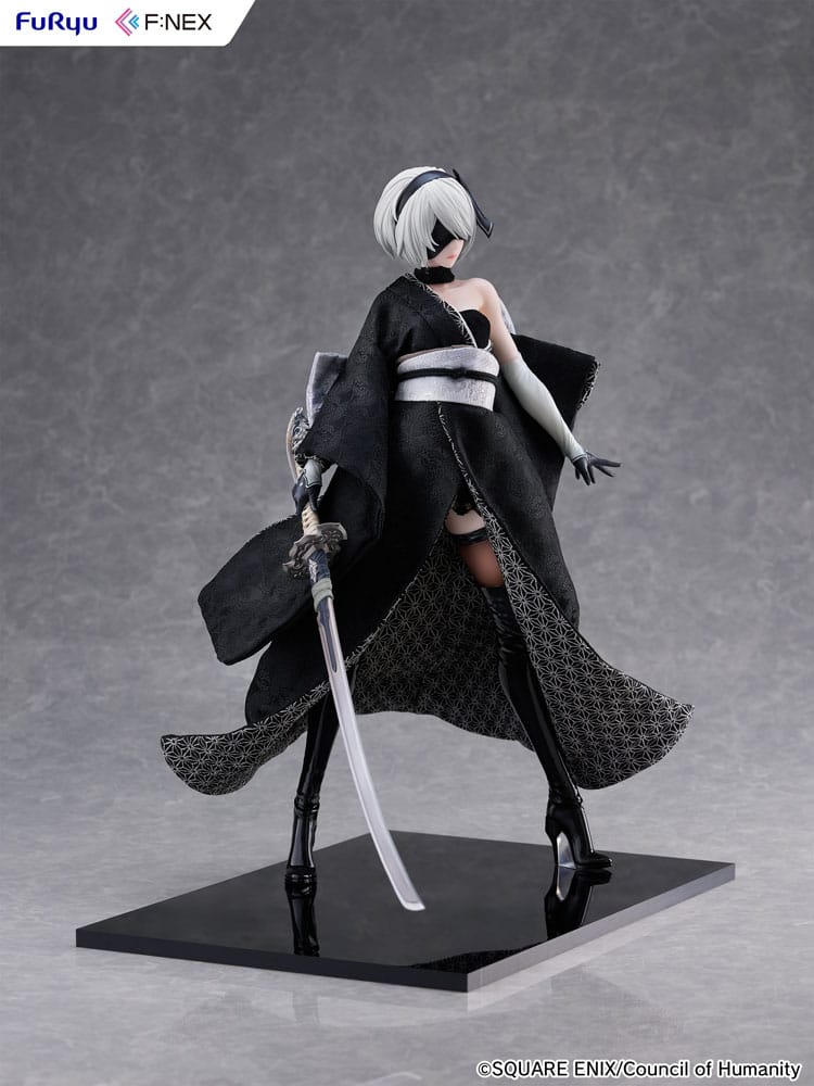 Nier: Automata Ver1.1a F:Nex PVC Statue 1/4 2B Japanese Doll 43 cm - Versand: 7 Tage nach Bestellung