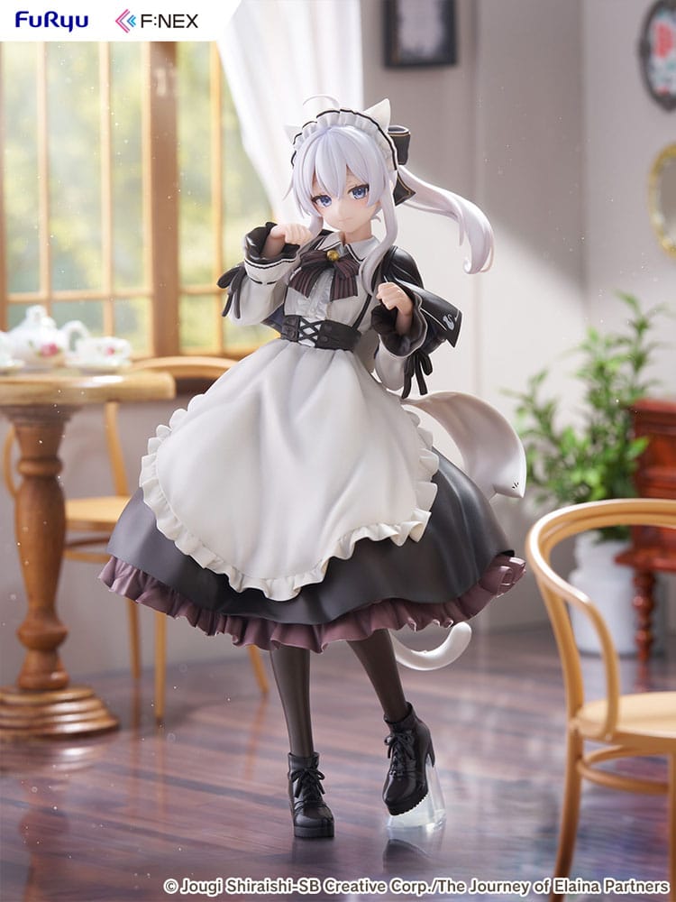 Wandering Witch: The Journey of Elaina F:NEX PVC Statue 1/7 Elaina Maid costume with cat ears Ver. 24 cm   - Preorder - ETA: 25.10.2026