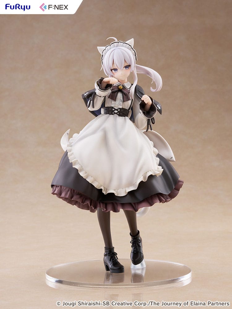 Wandering Witch: The Journey of Elaina F:NEX PVC Statue 1/7 Elaina Maid costume with cat ears Ver. 24 cm   - Preorder - ETA: 25.10.2026