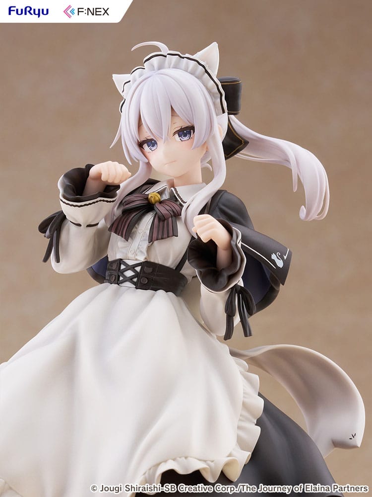 Wandering Witch: The Journey of Elaina F:NEX PVC Statue 1/7 Elaina Maid costume with cat ears Ver. 24 cm   - Preorder - ETA: 25.10.2026