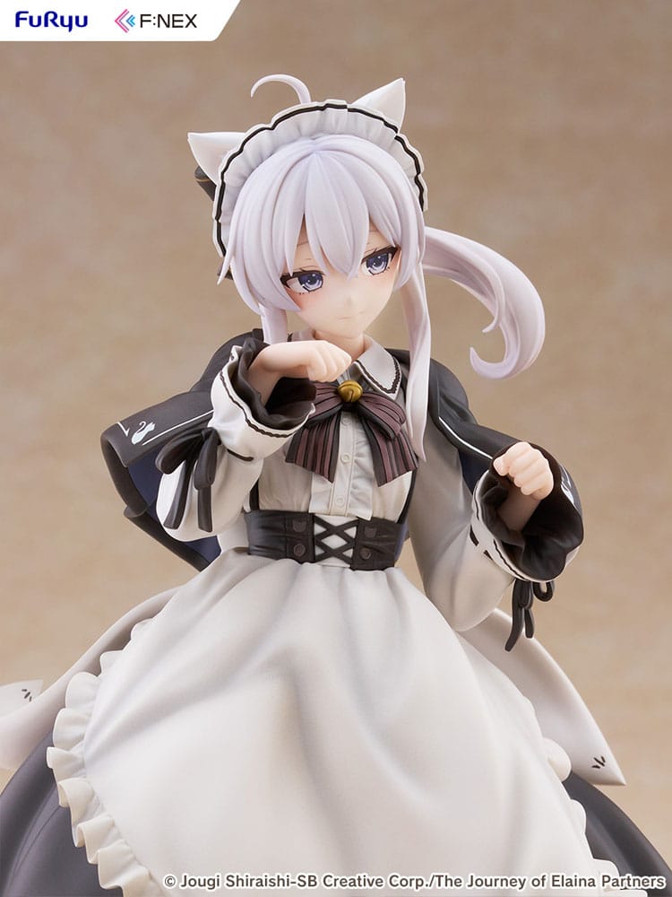 Wandering Witch: The Journey of Elaina F:NEX PVC Statue 1/7 Elaina Maid costume with cat ears Ver. 24 cm   - Preorder - ETA: 25.10.2026