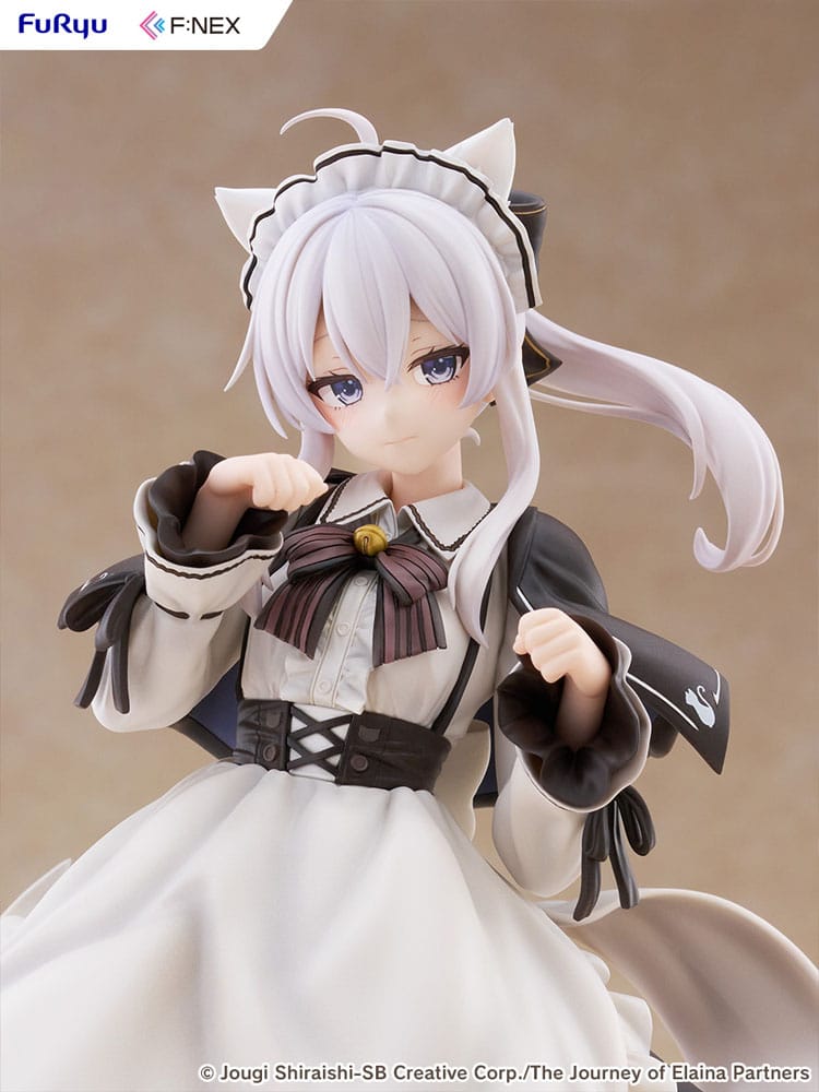 Wandering Witch: The Journey of Elaina F:NEX PVC Statue 1/7 Elaina Maid costume with cat ears Ver. 24 cm   - Preorder - ETA: 25.10.2026