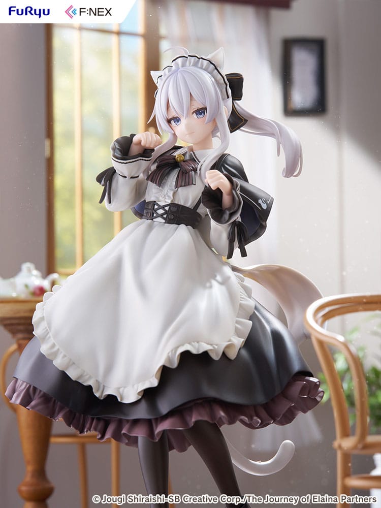 Wandering Witch: The Journey of Elaina F:NEX PVC Statue 1/7 Elaina Maid costume with cat ears Ver. 24 cm   - Preorder - ETA: 25.10.2026