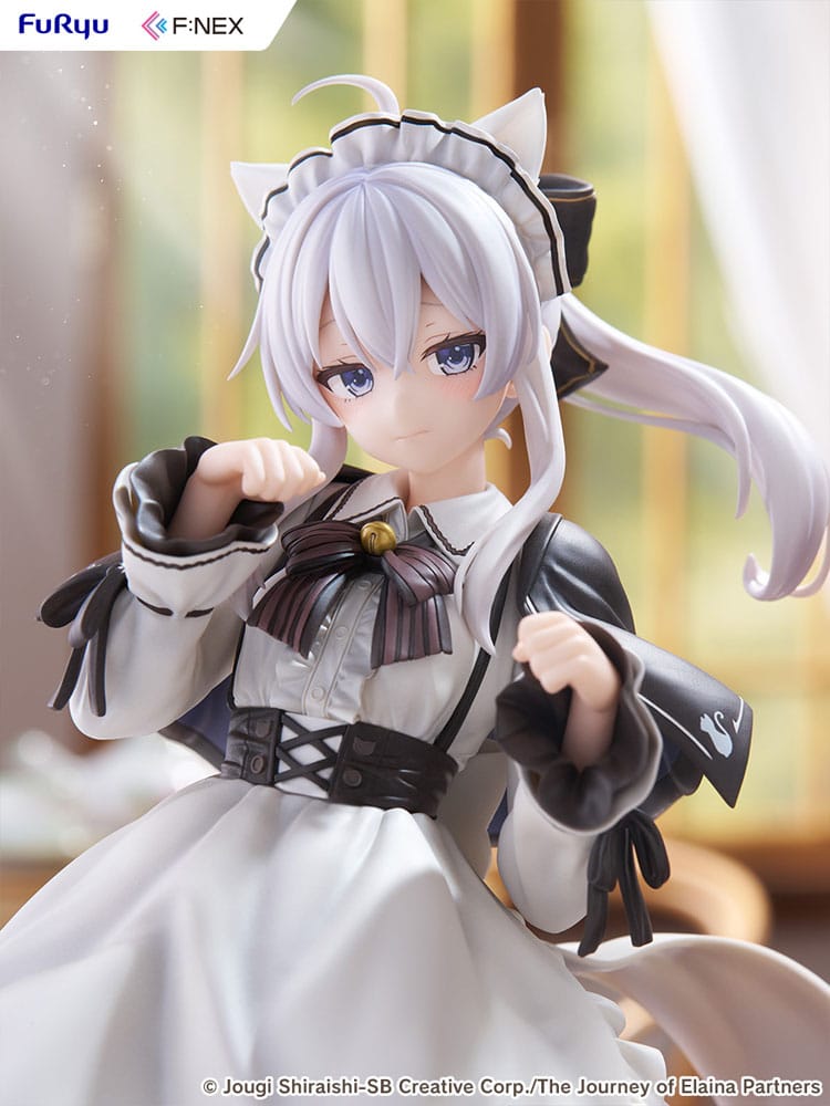 Wandering Witch: The Journey of Elaina F:NEX PVC Statue 1/7 Elaina Maid costume with cat ears Ver. 24 cm   - Preorder - ETA: 25.10.2026