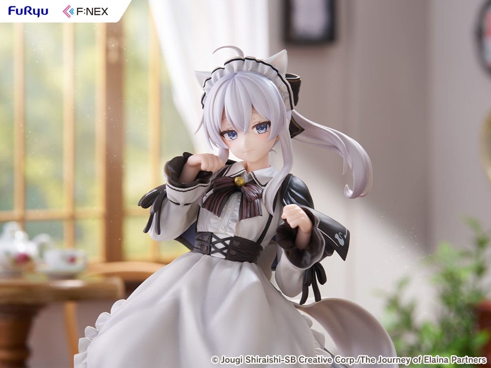 Wandering Witch: The Journey of Elaina F:NEX PVC Statue 1/7 Elaina Maid costume with cat ears Ver. 24 cm   - Preorder - ETA: 25.10.2026