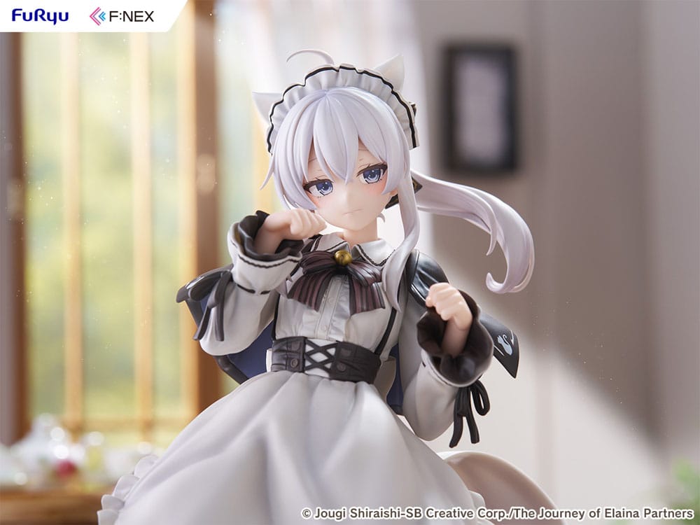 Wandering Witch: The Journey of Elaina F:NEX PVC Statue 1/7 Elaina Maid costume with cat ears Ver. 24 cm   - Preorder - ETA: 25.10.2026