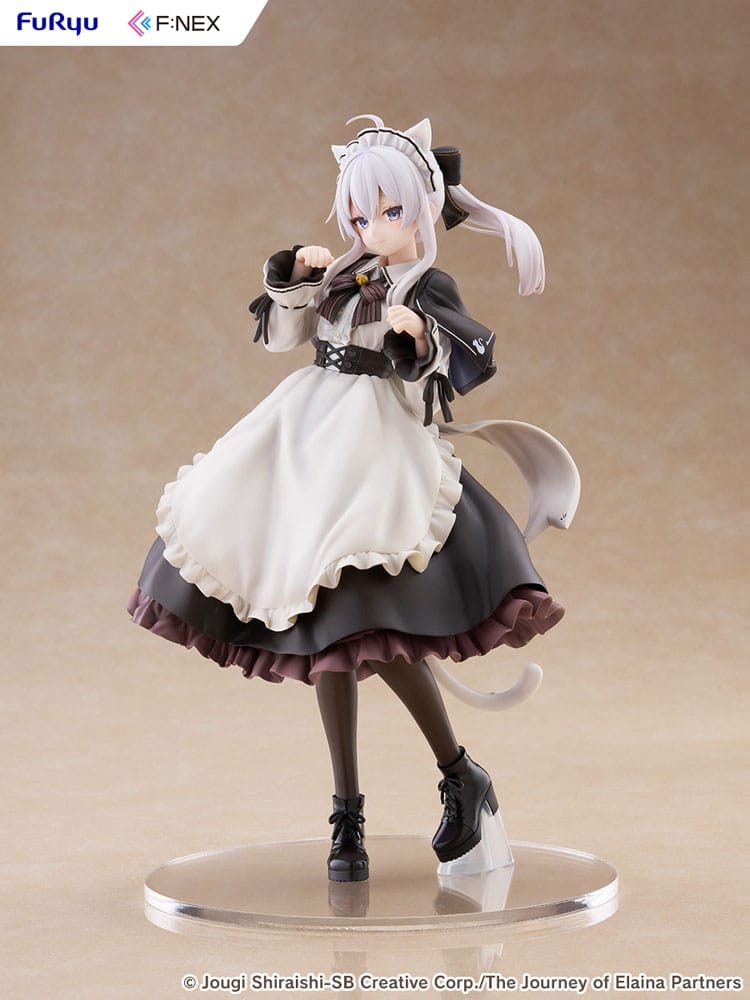 Wandering Witch: The Journey of Elaina F:NEX PVC Statue 1/7 Elaina Maid costume with cat ears Ver. 24 cm   - Preorder - ETA: 25.10.2026