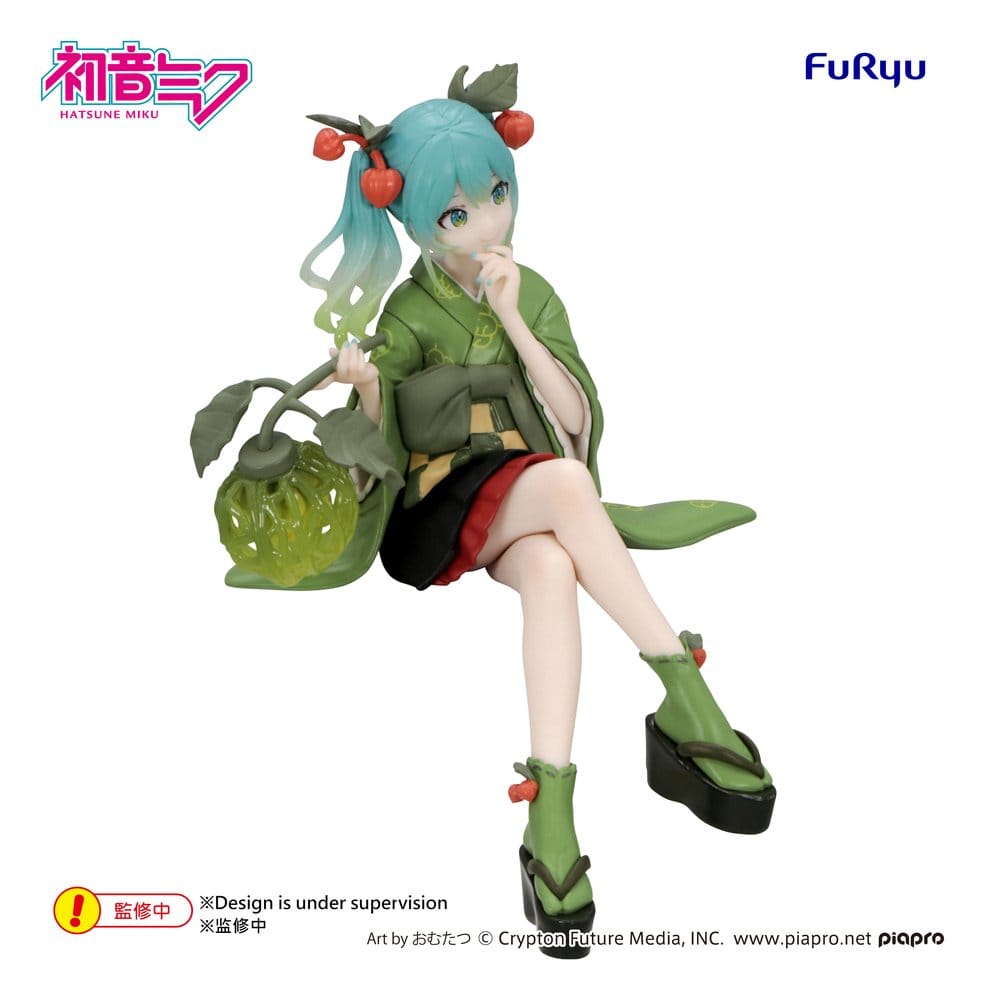 Hatsune Miku Noodle Stopper PVC Figur Flower Fairy Winter Cherry Green Color Ver. 15 cm - Preorder - ETA: 25.03.2027