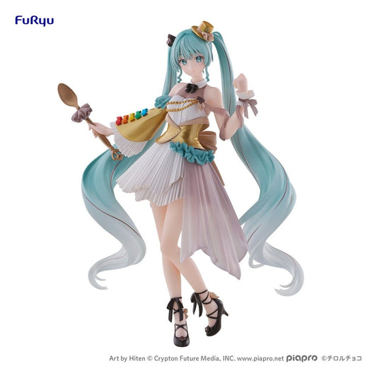 Hatsune Miku x Tirol Choco Collaboration PVC Figur Coffee Nougat Another Color Ver. 19 cm - Preorder - ETA: 25.05.2027