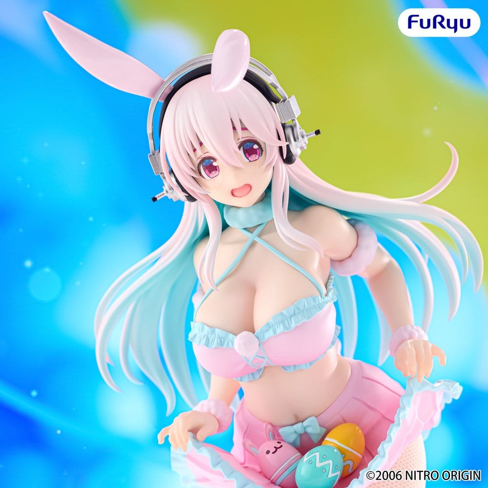 Super Sonico BiCute Bunnies PVC Figur Pastel Easter Ver. 29 cm - Preorder - ETA: 25.05.2027