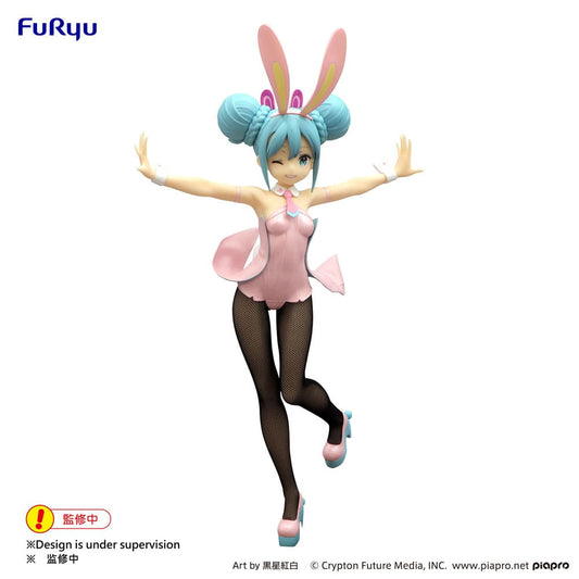 Hatsune Miku BiCute Bunnies PVC Statue Wink Pearl Pink Color Ver. 30 cm - Versand: 7 Tage nach Bestellung