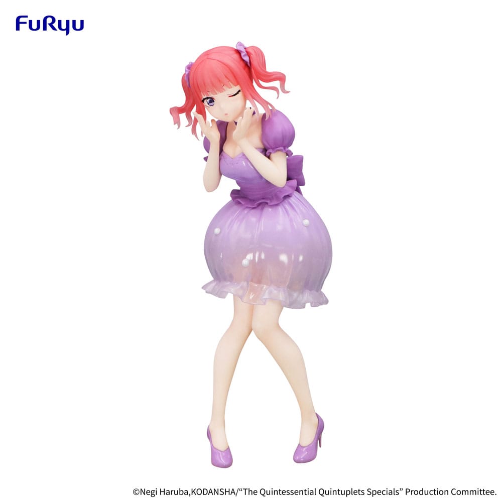 The Quintessential Quintuplets Trio-Try-iT PVC Statue Nakano Nino Pastel Dress Ver. 21 cm - Versand: 7 Tage nach Bestellung