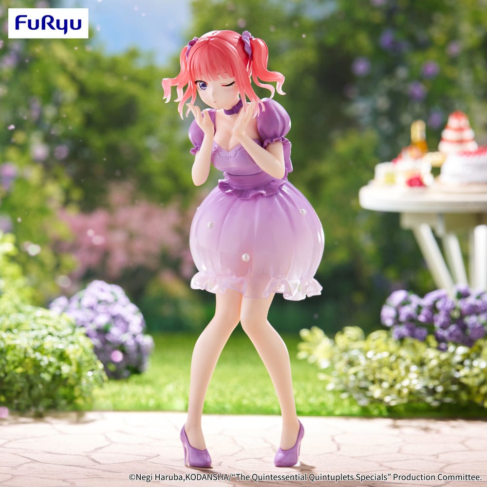 The Quintessential Quintuplets Trio-Try-iT PVC Statue Nakano Nino Pastel Dress Ver. 21 cm - Versand: 7 Tage nach Bestellung