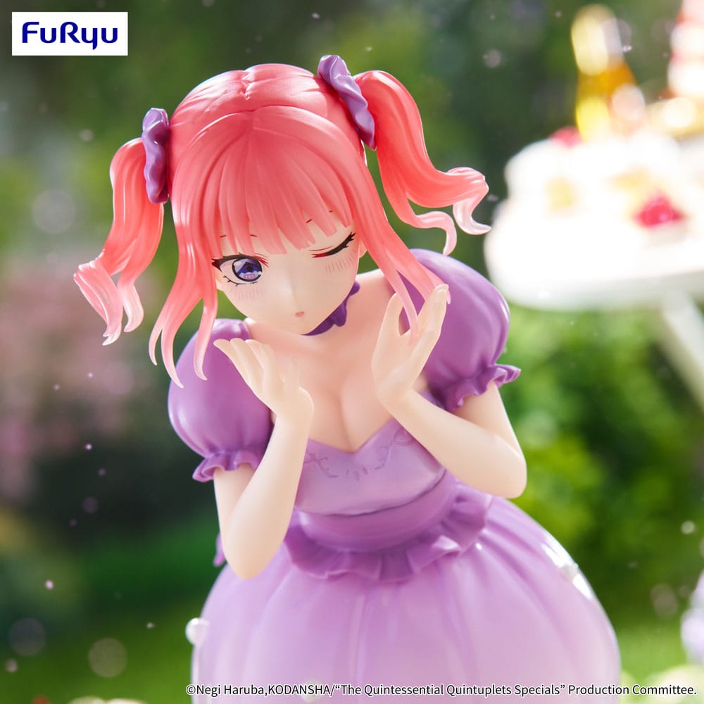 The Quintessential Quintuplets Trio-Try-iT PVC Statue Nakano Nino Pastel Dress Ver. 21 cm - Versand: 7 Tage nach Bestellung