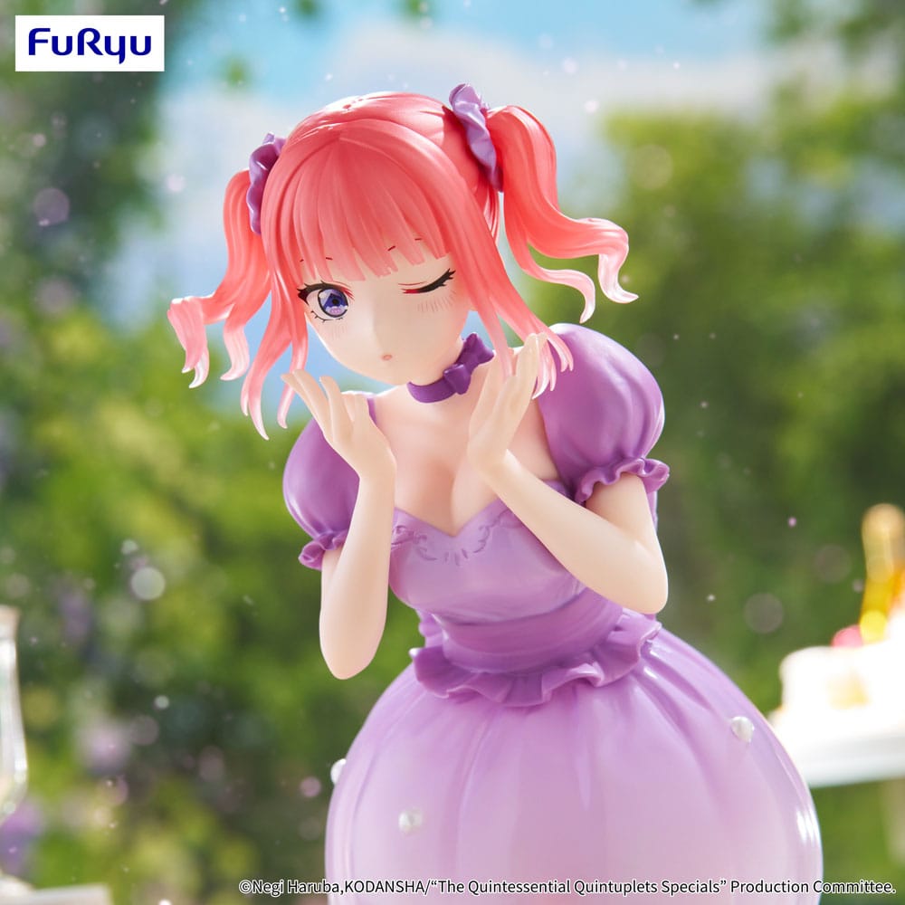 The Quintessential Quintuplets Trio-Try-iT PVC Statue Nakano Nino Pastel Dress Ver. 21 cm - Versand: 7 Tage nach Bestellung