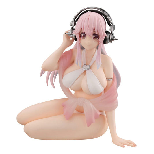 Super Sonico Noodle Stopper PVC Statue Super Sonico Summer Memories Ver. 11 cm - Versand: 5-7 Tage nach Bestellung