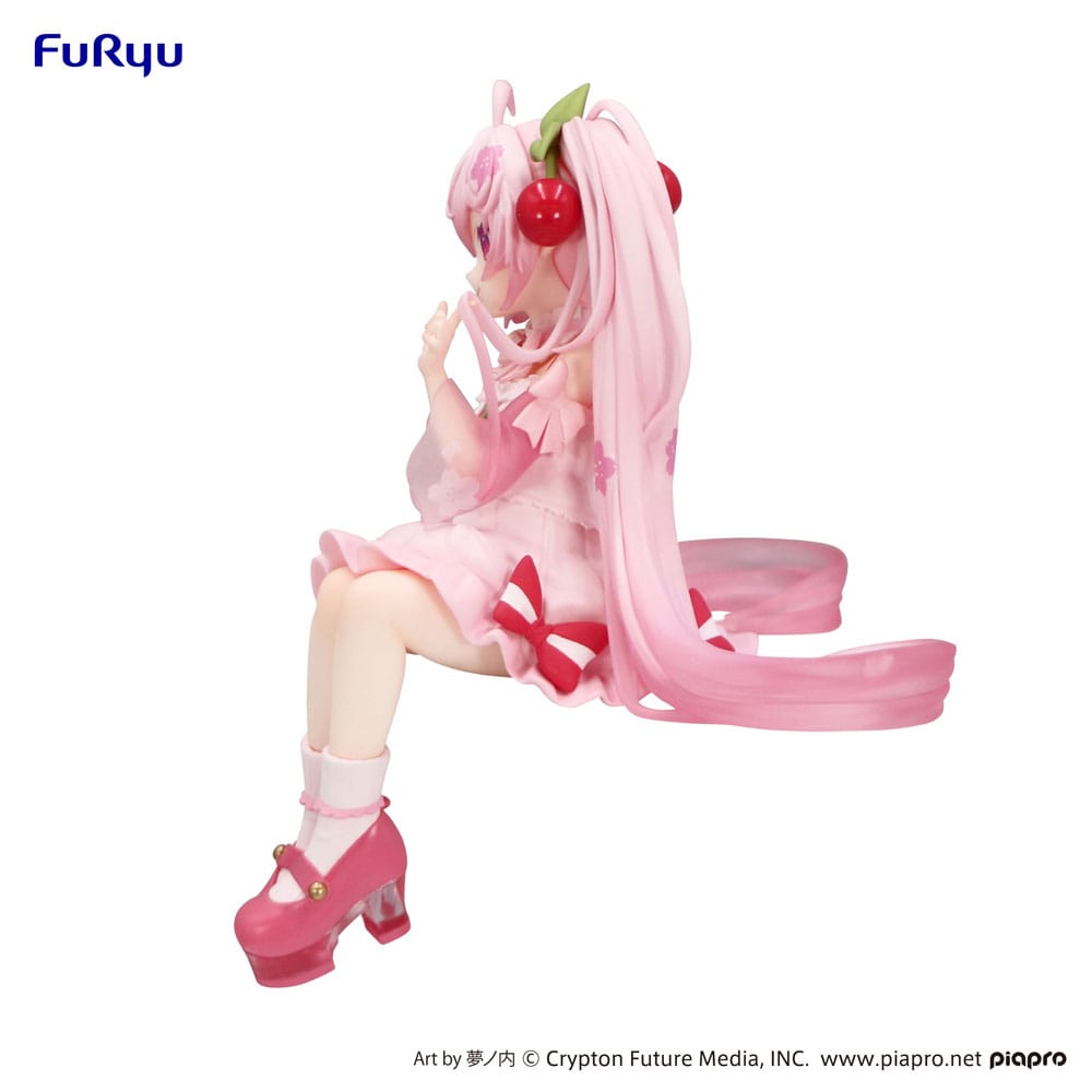 Hatsune Miku Noodle Stopper PVC Statue Sakura Miku 2025 14 cm - Versand: 7 Tage nach Bestellung