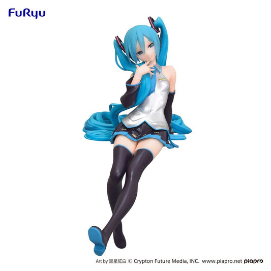 Hatsune Miku Noodle Stopper PVC Statue Kuroboshi Kouhaku Ver. (re-run) 14 cm - Versand: 5-7 Tage nach Bestellung