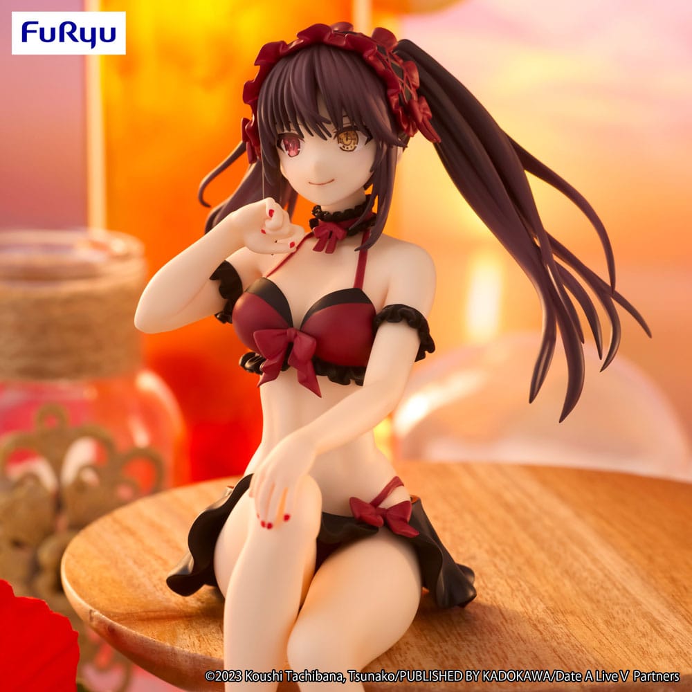 Date A Live Noodle Stopper PVC Statue Kurumi Tokisaki Swimsuit Ver. 15 cm - Versand: 7 Tage nach Bestellung
