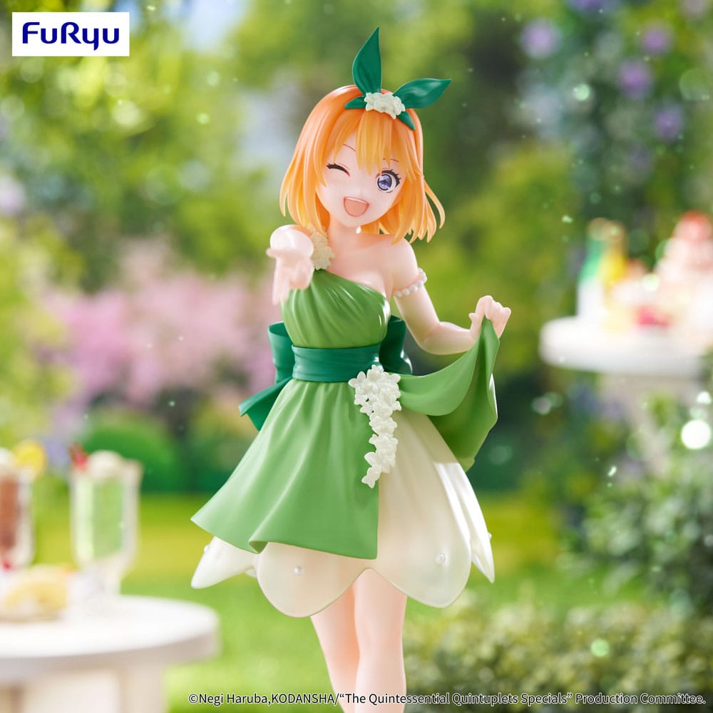 The Quintessential Quintuplets Trio-Try-iT PVC Statue Nakano Yotsuba Pastel Dress Ver. 22 cm - Versand: 7 Tage nach Bestellung