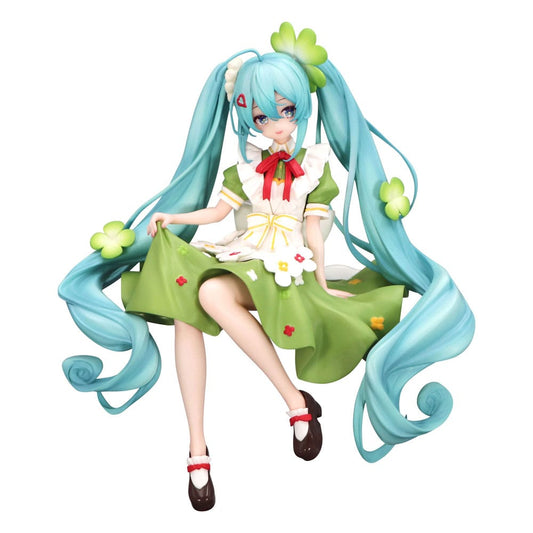 Hatsune Miku Noodle Stopper PVC Statue Flower Fairy Clover 15 cm  - Versand: 5-7 Tage nach Bestellung
