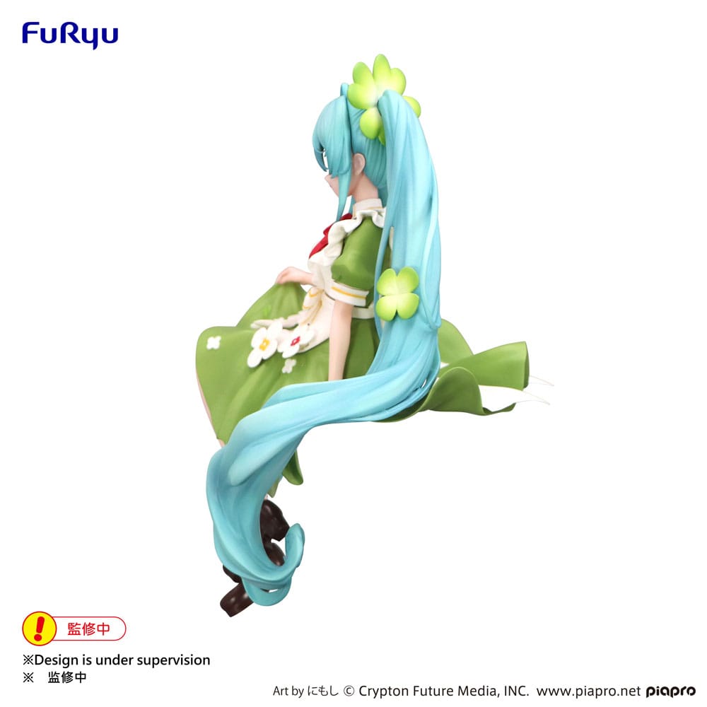 Hatsune Miku Noodle Stopper PVC Statue Flower Fairy Clover 15 cm  - Versand: 5-7 Tage nach Bestellung