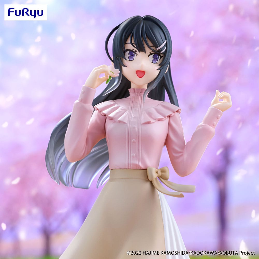 Rascal Does Not Dream of Bunny Girl Senpai Trio-Try-iT PVC Statue Mai Sakurajima Spring Outfit Ver. 21 cm   - Versand: 7 Tage nach Bestellung