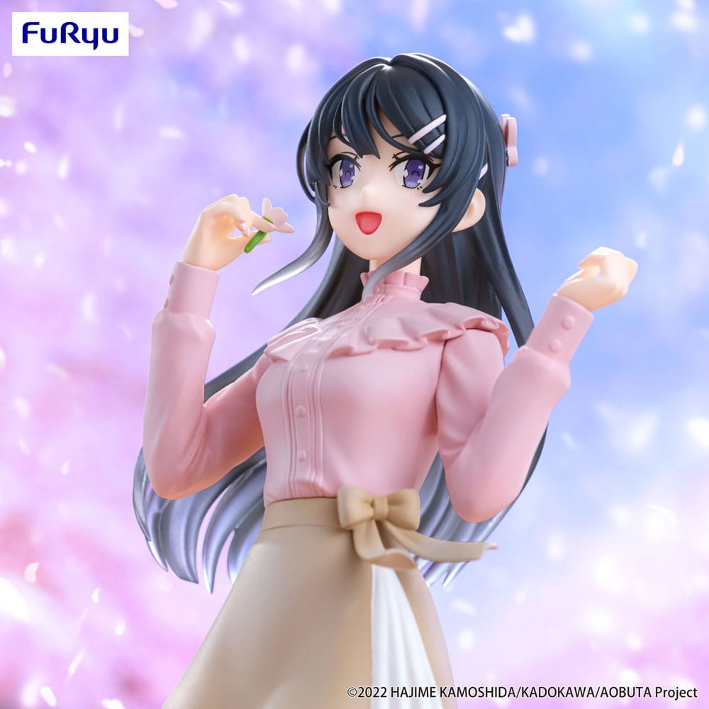 Rascal Does Not Dream of Bunny Girl Senpai Trio-Try-iT PVC Statue Mai Sakurajima Spring Outfit Ver. 21 cm   - Versand: 7 Tage nach Bestellung
