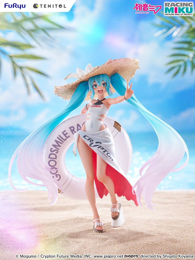 Hatsune Miku GT Project Tenitol PVC Statue Racing Miku 2024: Tropical Ver. 21 cm    - Preorder - ETA: 25.11.2025