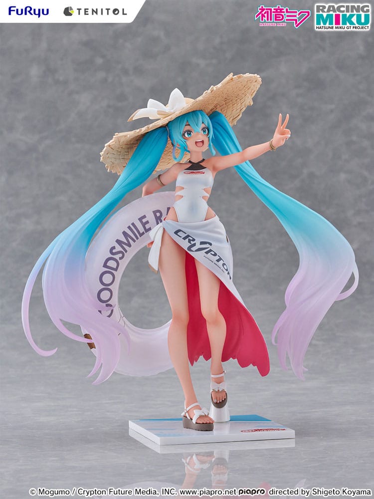 Hatsune Miku GT Project Tenitol PVC Statue Racing Miku 2024: Tropical Ver. 21 cm    - Preorder - ETA: 25.11.2025