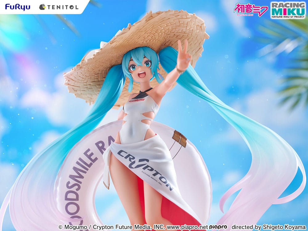 Hatsune Miku GT Project Tenitol PVC Statue Racing Miku 2024: Tropical Ver. 21 cm    - Preorder - ETA: 25.11.2025