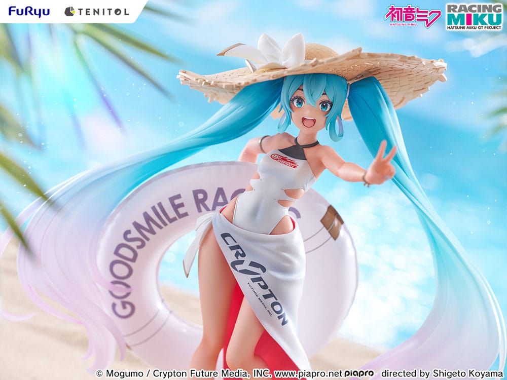 Hatsune Miku GT Project Tenitol PVC Statue Racing Miku 2024: Tropical Ver. 21 cm    - Preorder - ETA: 25.11.2025
