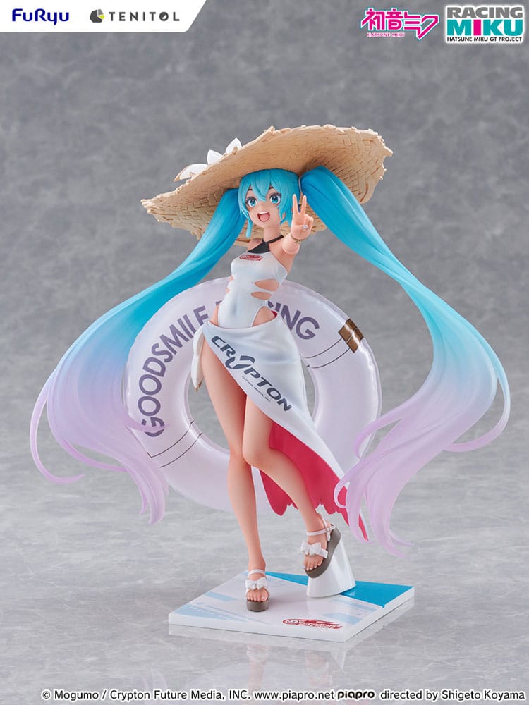 Hatsune Miku GT Project Tenitol PVC Statue Racing Miku 2024: Tropical Ver. 21 cm    - Preorder - ETA: 25.11.2025