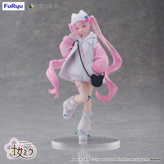 Hatsune Miku Tenitol PVC Statue Sakura Miku Cool style [petit] 19 cm    - Preorder - ETA: 25.05.2026