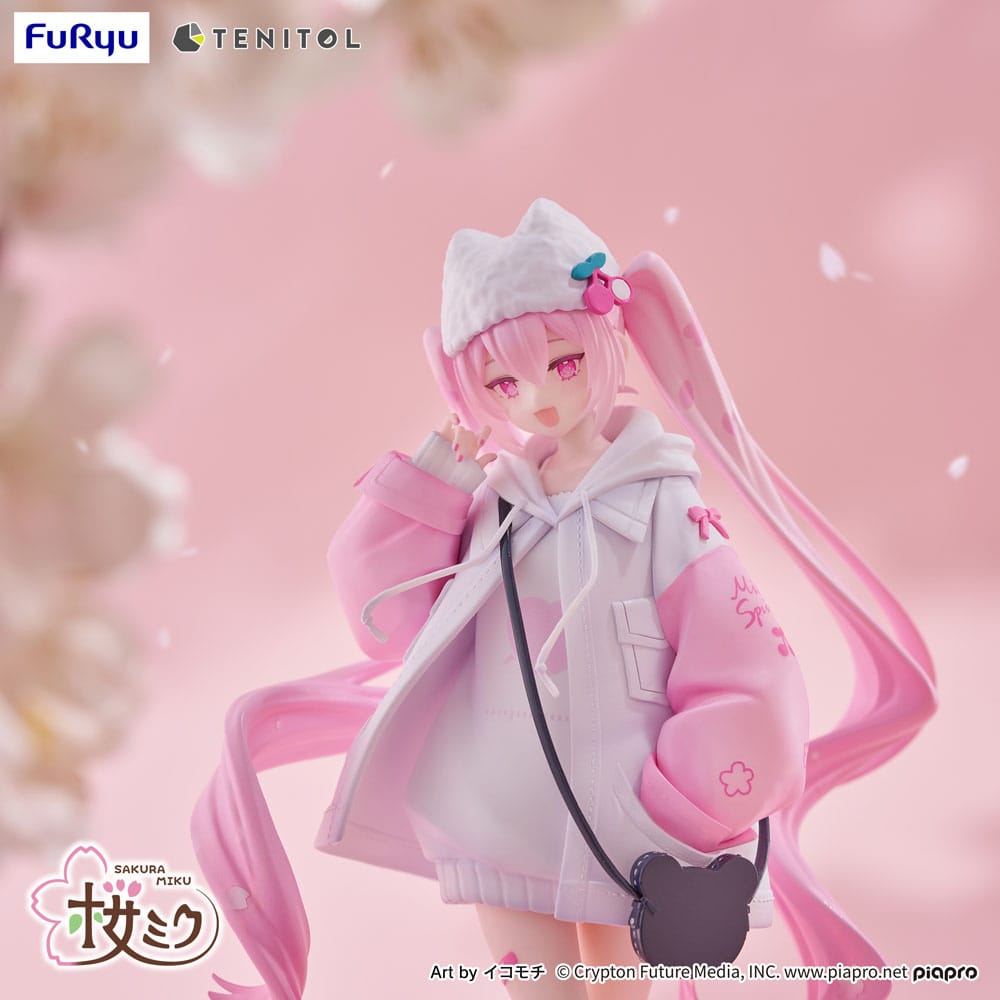 Hatsune Miku Tenitol PVC Statue Sakura Miku Cool style [petit] 19 cm    - Preorder - ETA: 25.05.2026