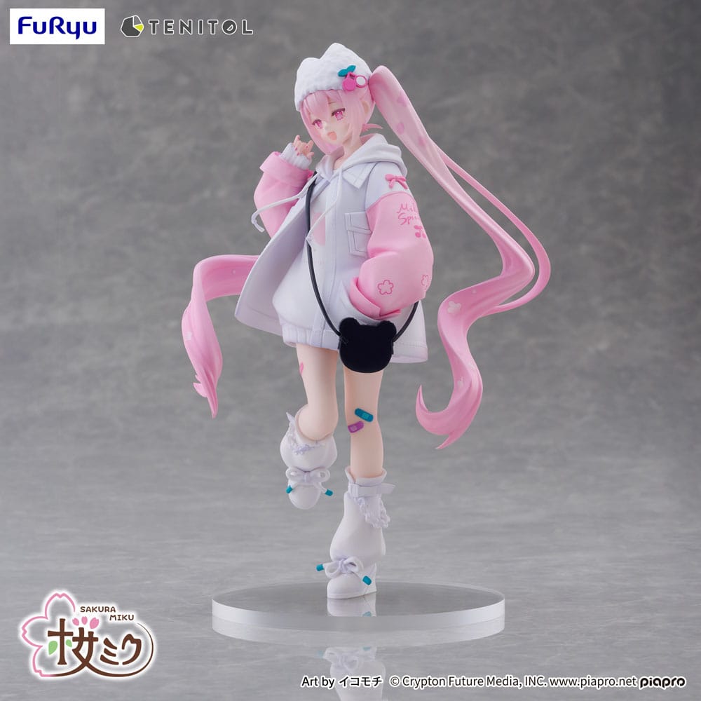 Hatsune Miku Tenitol PVC Statue Sakura Miku Cool style [petit] 19 cm    - Preorder - ETA: 25.05.2026