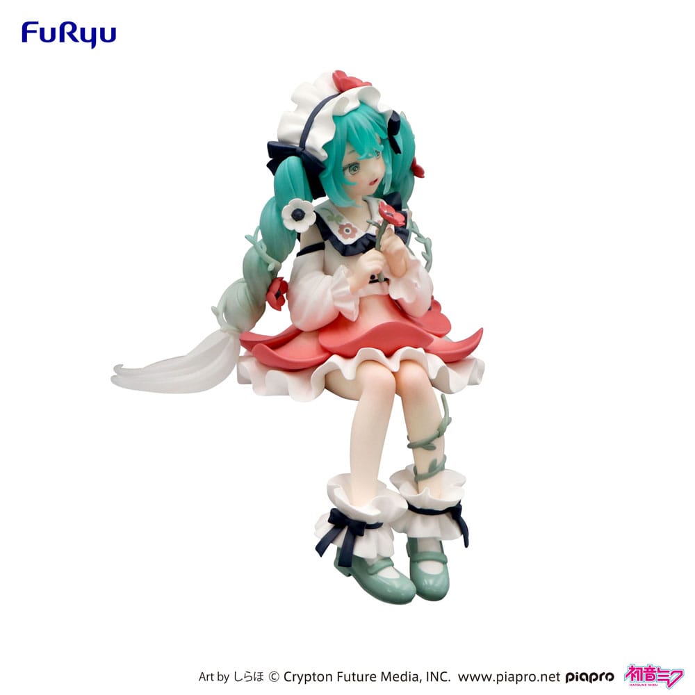 Hatsune Miku Noodle Stopper PVC Statue Hatsune Miku Flower Fairy Anemone 14 cm     - Versand: 5-7 Tage nach Bestellung