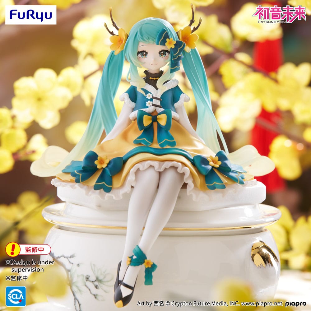 Hatsune Miku Noodle Stopper PVC Statue Hatsune Miku 2025 Chinese New Year Ver. 14 cm      - Preorder - ETA: 10.10.2025