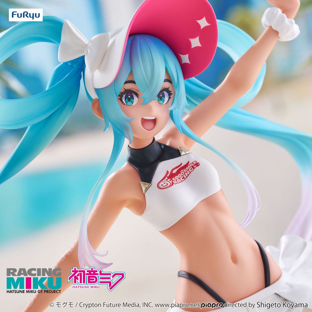 Hatsune Miku GT Project Trio-Try-iT PVC Statue Racing Miku 2024 Summer Holiday Ver. 23 cm  - Preorder - ETA: 31.10.2025