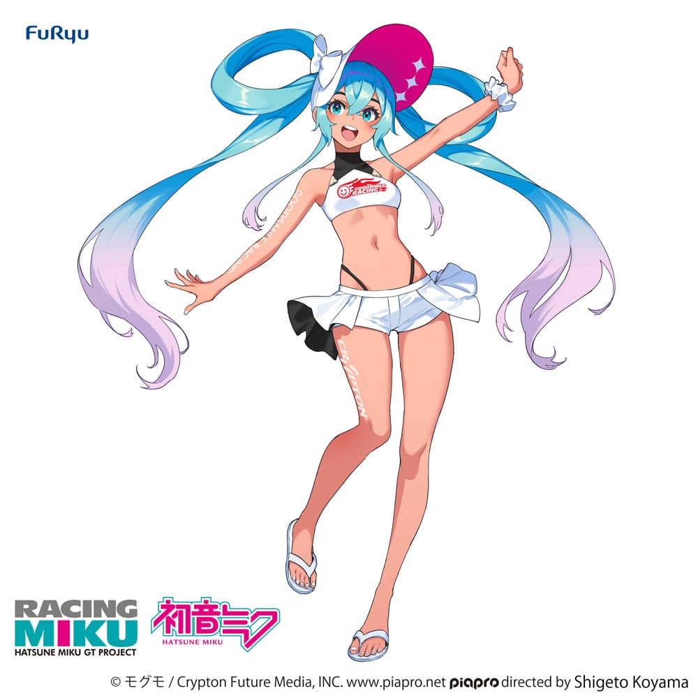 Hatsune Miku GT Project Trio-Try-iT PVC Statue Racing Miku 2024 Summer Holiday Ver. 23 cm  - Preorder - ETA: 31.10.2025
