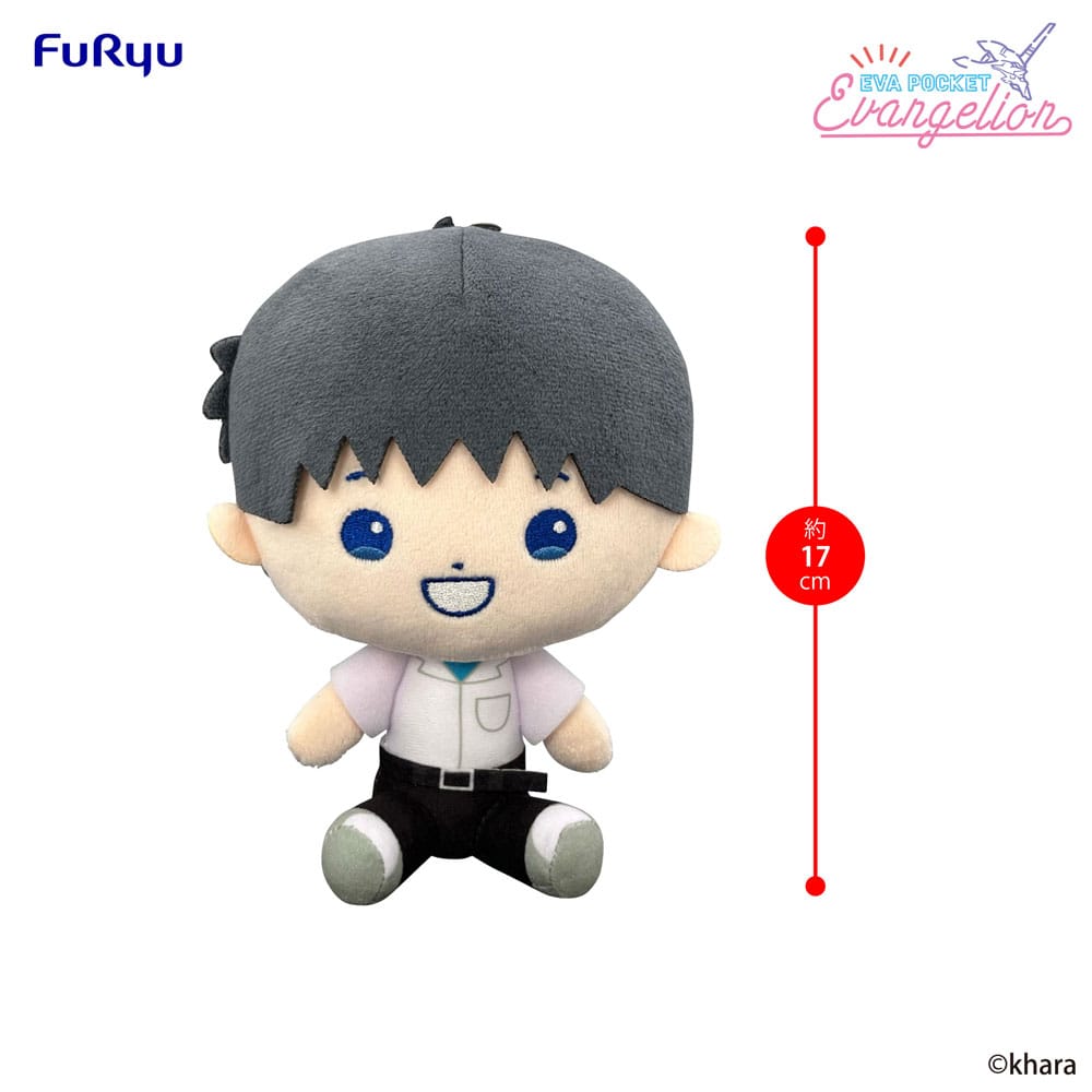Neon Genesis Evangelion Eva Pocket Plüschfigur Shinji 17 cm - Preorder - ETA: 25.03.2026