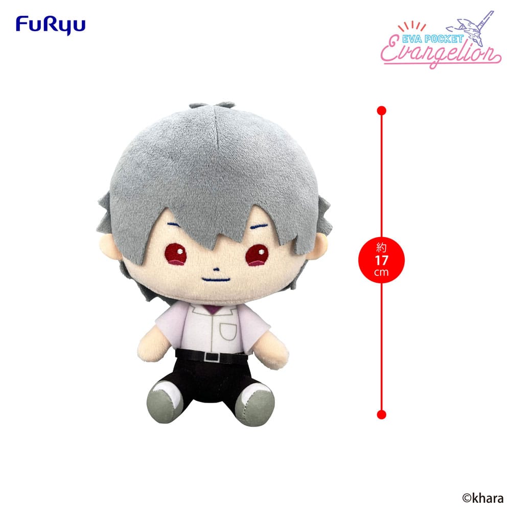 Neon Genesis Evangelion Eva Pocket Plüschfigur Kaworu 17 cm - Preorder - ETA: 25.03.2026