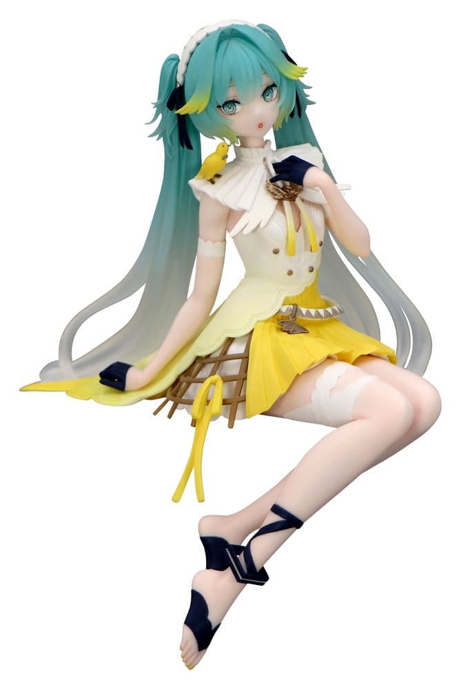Hatsune Miku Noodle Stopper PVC Statue Canary Bird heo exclusive 14 cm - Versand: 7 Tage nach Bestellung