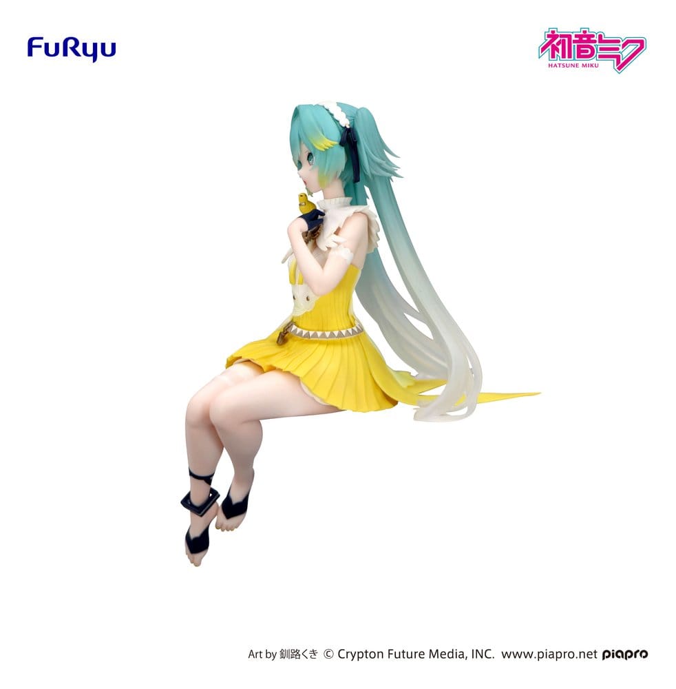 Hatsune Miku Noodle Stopper PVC Statue Canary Bird heo exclusive 14 cm - Versand: 7 Tage nach Bestellung