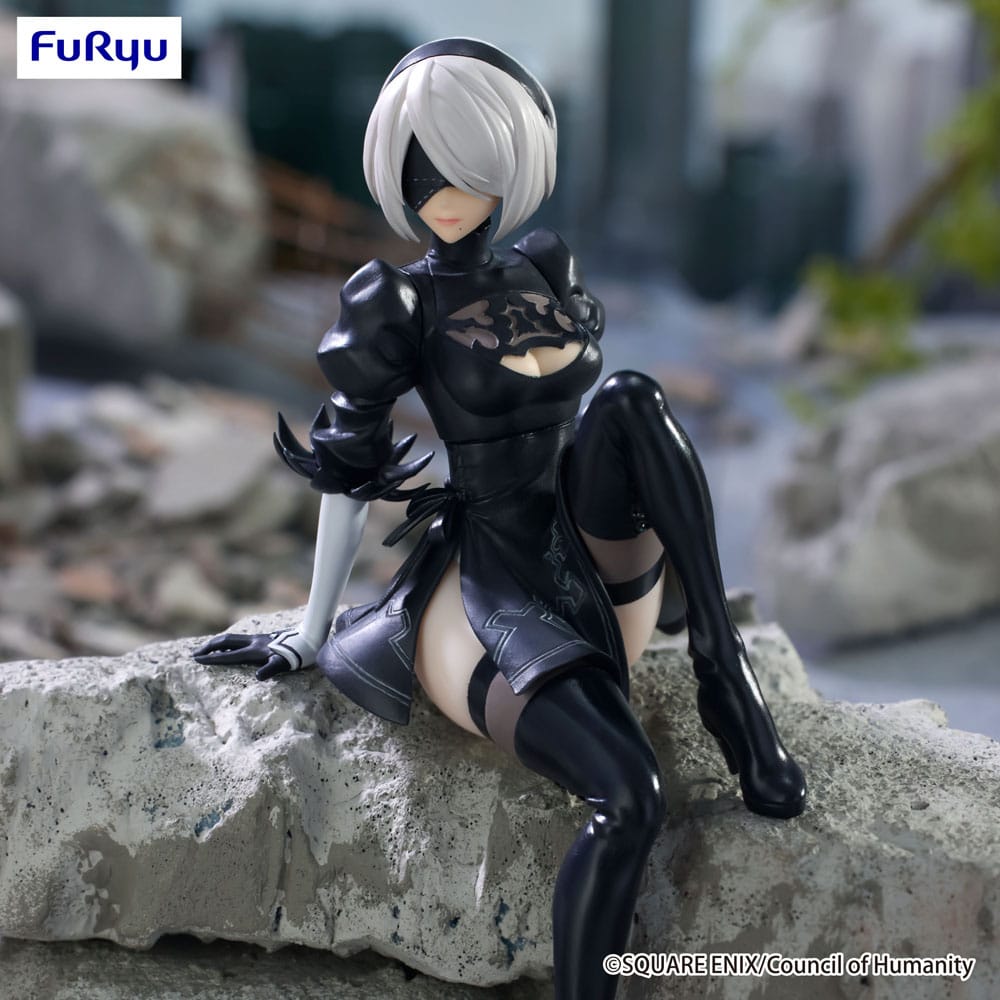 NieR:Automata Ver1.1a Noodle Stopper PVC Statue YoRHa No.2 Type B 13 cm  - Versand: 7 Tage nach Bestellung