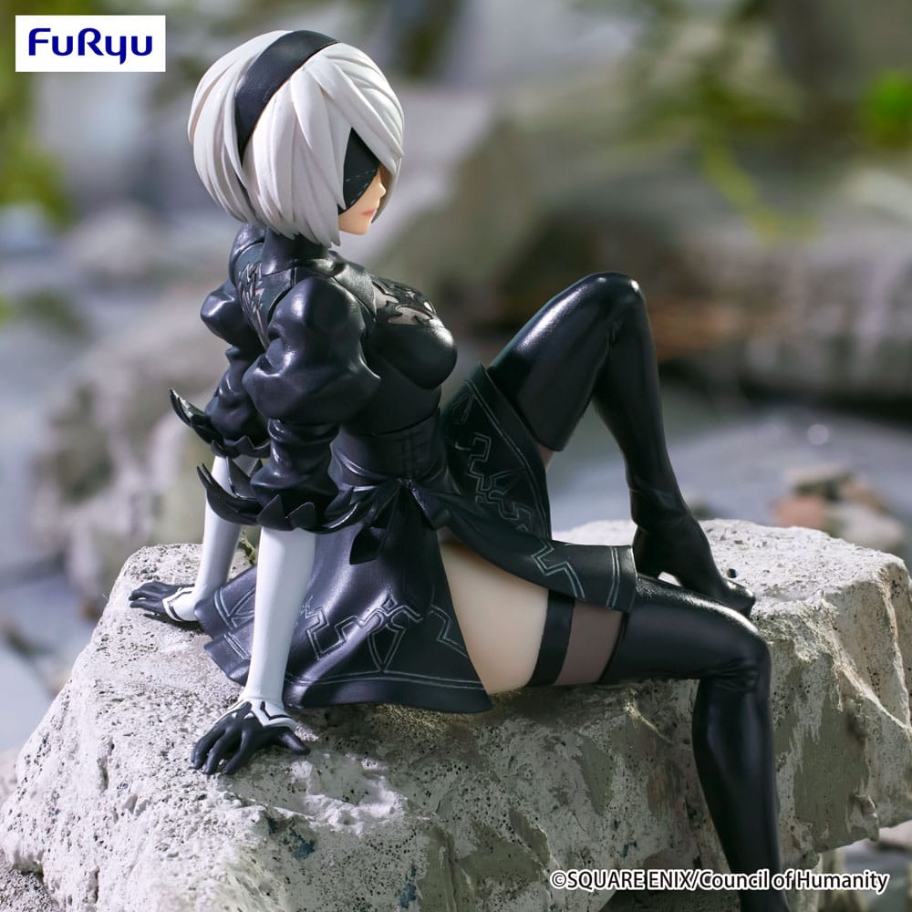 NieR:Automata Ver1.1a Noodle Stopper PVC Statue YoRHa No.2 Type B 13 cm  - Versand: 7 Tage nach Bestellung