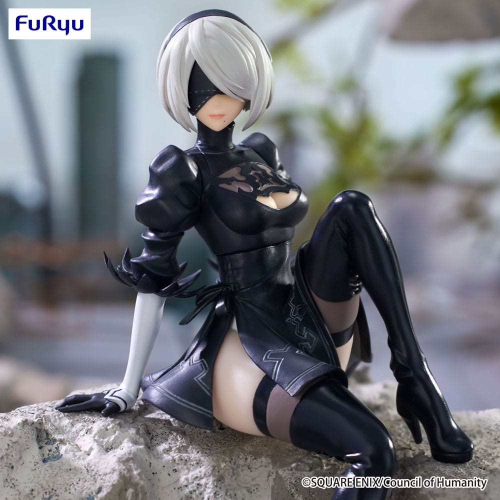 NieR:Automata Ver1.1a Noodle Stopper PVC Statue YoRHa No.2 Type B 13 cm  - Versand: 7 Tage nach Bestellung