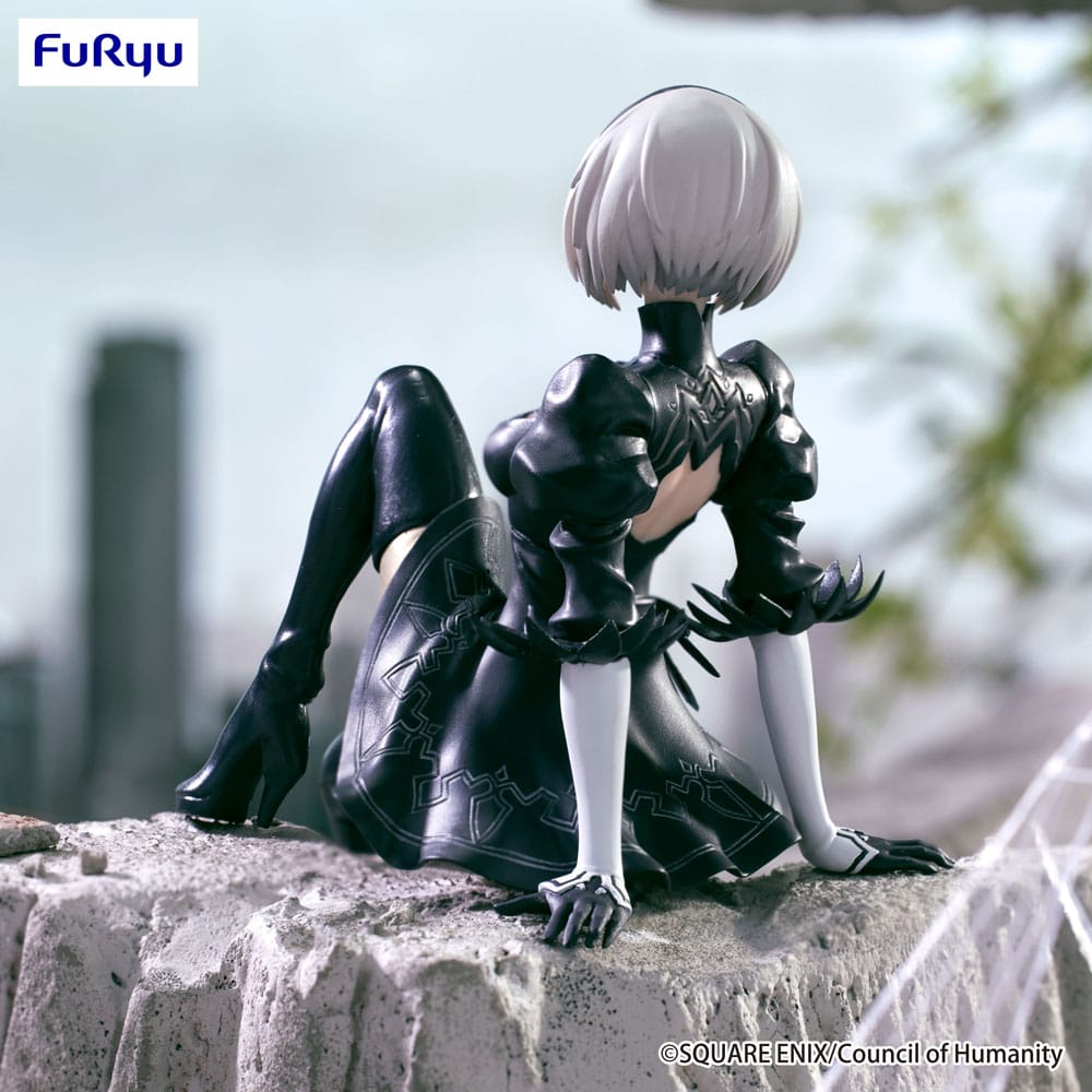 NieR:Automata Ver1.1a Noodle Stopper PVC Statue YoRHa No.2 Type B 13 cm  - Versand: 7 Tage nach Bestellung